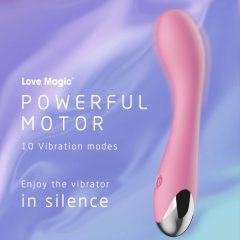 Lonely - punjivi vibrator za G-točku (ružičasti)
