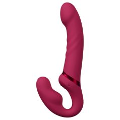 LOVENSE Lapis - strap-on vibrator bez pojasa (crveni)