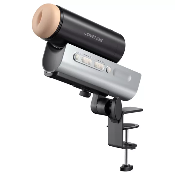 LOVENSE Solace Pro - pametni masturbator s pokretnim klipom (crni)