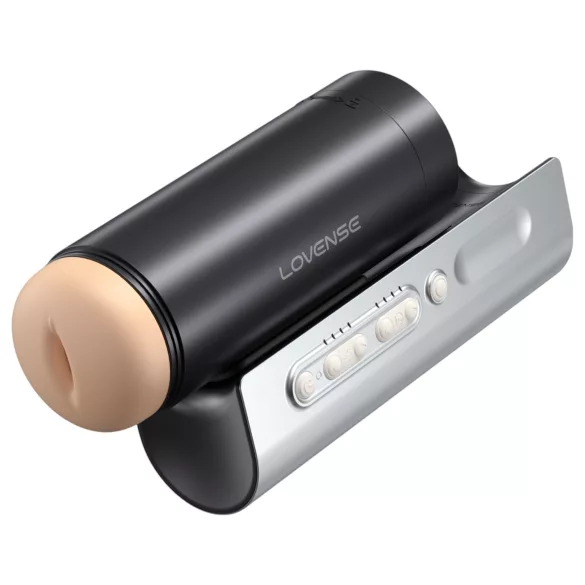 LOVENSE Solace Pro - pametni masturbator s pokretnim klipom (crni)