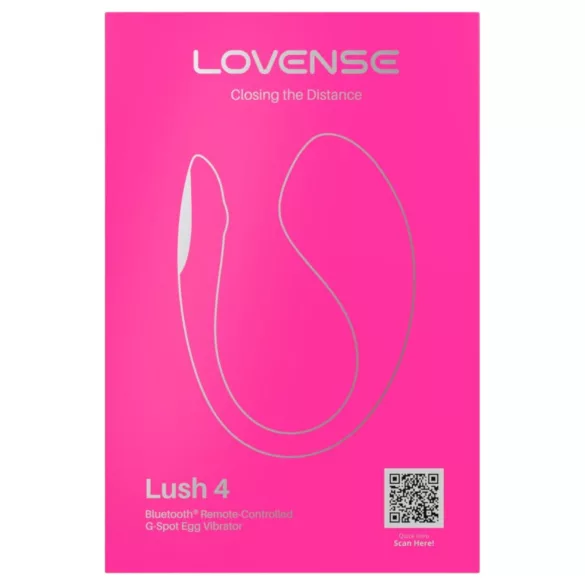 LOVENSE Lush 4 - pametno vibrirajuće jaje - ružičasto