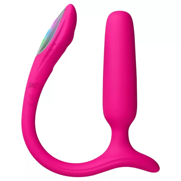 Lovense Lush Anal - analni vibrator s upravljanjem putem aplikacije, s LED svjetlom - ružičasti