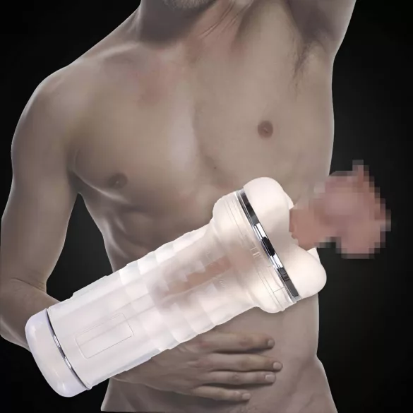 Tracy's Dog Crystal - realistična umjetna vagina masturbator - prozirno