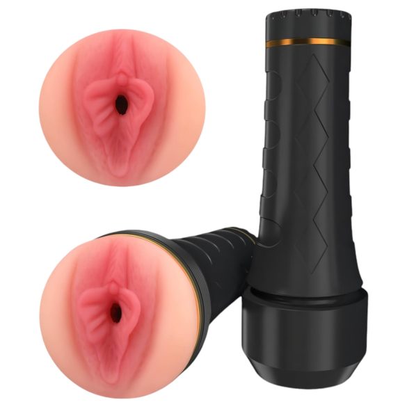 Tracy's Dog Cup - realistični masturbator (crno-prirodno)