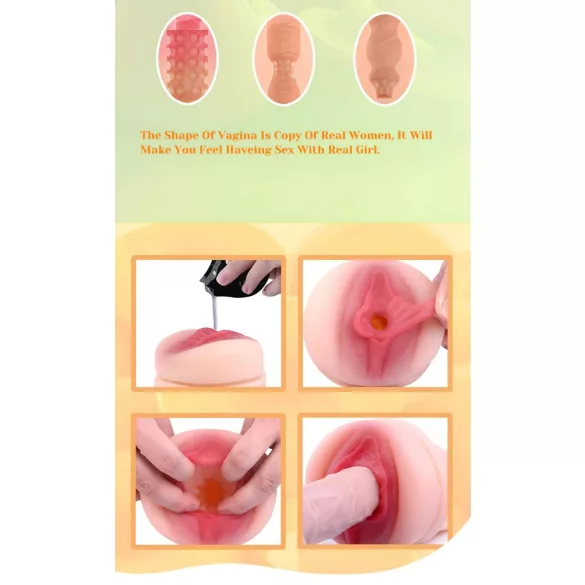 Tracy's Dog - masturbator s realističnom vaginom - crna/prirodna