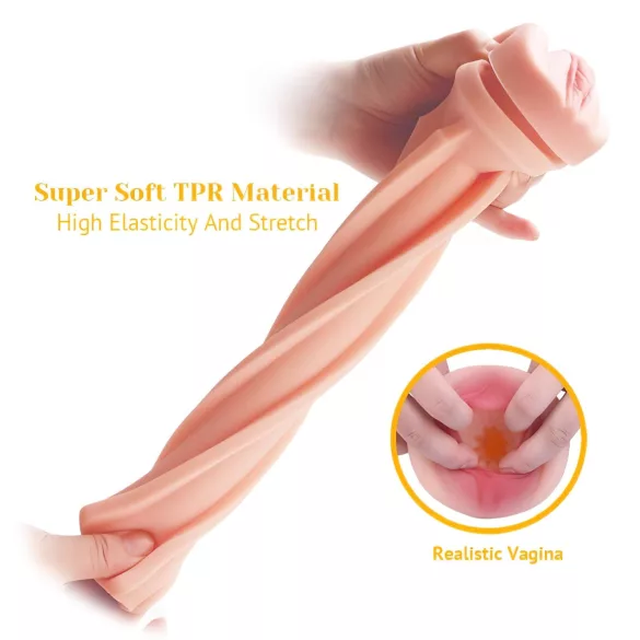 Tracy's Dog - masturbator s realističnom vaginom - crna/prirodna