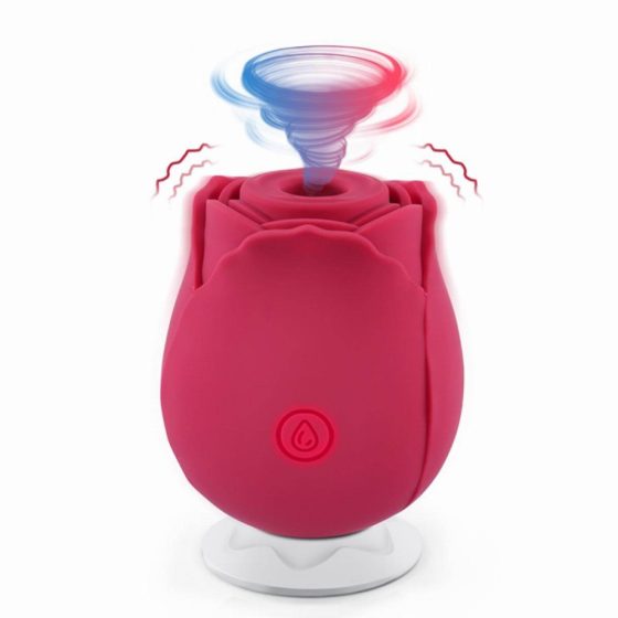Tracy's Dog Rose - stimulator klitorisa na baterije, vodootporan zračni val (crveni)