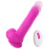 Tracy's Dog Jelivoy-Mid - realistični vibrator - 20 cm (ružičasti)