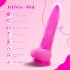 Tracy's Dog Jelivoy-Mid - realistični vibrator - 20 cm (ružičasti)