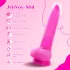 Tracy's Dog Jelivoy-Mid - realistični vibrator - 20 cm - roza