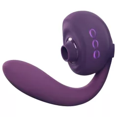   Tracy's Dog OG 3 - vibrator za G-točku s usisavanjem klitorisa (ljubičasti)