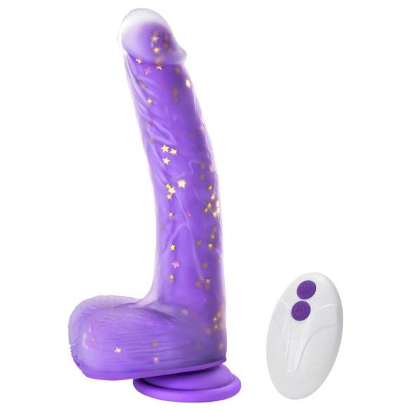 Tracy's Dog Jelivoy - realistični vibrator - 22 cm - ljubičasta