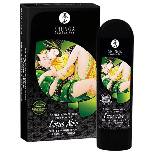 Shunga Lotus Noir - unisex stimulacijski gel - 60ml
