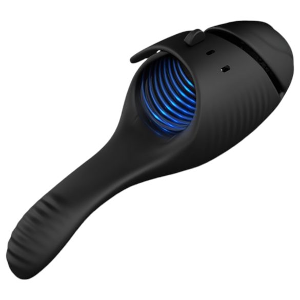 Leopard - bežični vibrator za masažu (crna)