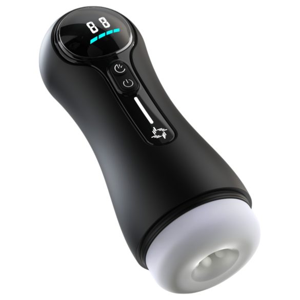 Leopard - masturbator s vakuumom - crna