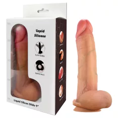   FeelSkin - ultrarealistični dildo s testisima - prirodne boje (23 cm)