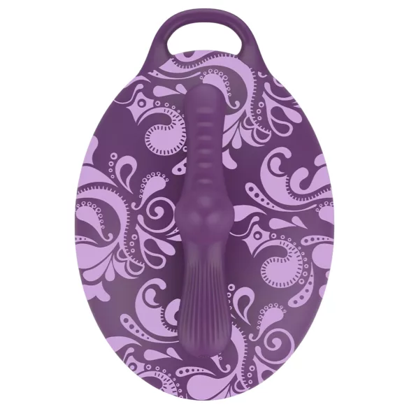 Bouncy Bliss Classic - napuhani jastuk s vibratorom - ljubičasta