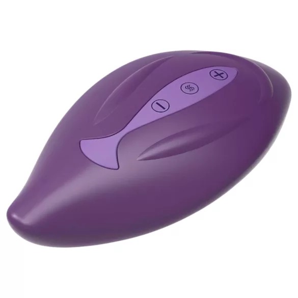 Bouncy Bliss Classic - napuhani jastuk s vibratorom - ljubičasta
