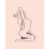 Bouncy Bliss Classic - napuhavajući jastuk vibrator (ljubičasti)