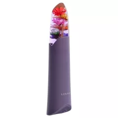   LOVISS Flower - mini vibrator u obliku štapića (ljubičasti)