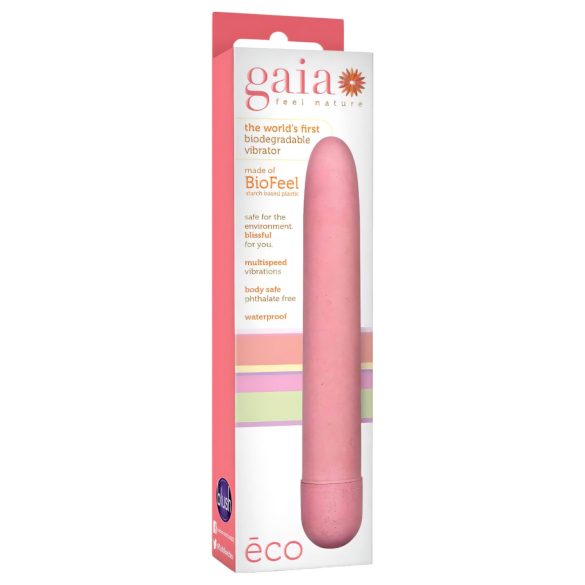 Gaia Eco L - ekološki štapićasti vibrator (roza) - veliki