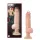Blush Bad Boy - vibrirajući dildo s piercingom - 33cm - natur