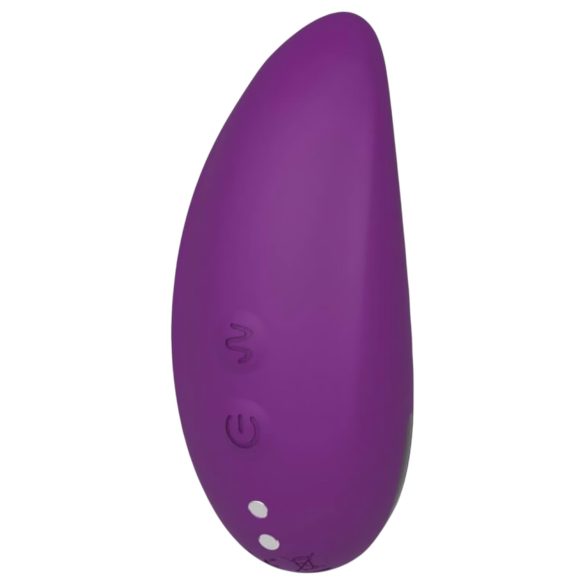 Vibeconnect - punjivi, vodootporni vibrator za klitoris (ljubičasti)
