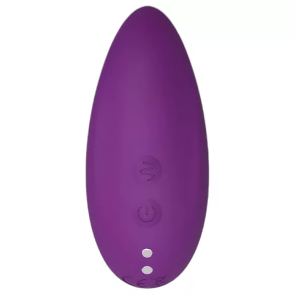 Vibeconnect - vibracijski masažer za klitoris - vodootporan, punjiv, ljubičasti