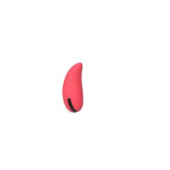   Vibeconnect - punjivi, vodootporni stimulator klitorisa (crveni)
