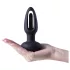 Honey Play Box Snuggy - analni vibrator s jezikom - crni