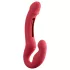 Honey Play Box Harmony Duo - strap-on vibrator s jezikom - crveni