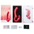 Honey Play Box Harmony Duo - strap-on vibrator s jezikom - crveni