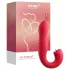 Honey Play Box Joi Thrust 2 - vibrator za guranje i lizanje - crvena