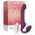 Honey Play Box Bliss - rotirajući strap-on vibrator s kuglicama - ljubičasti