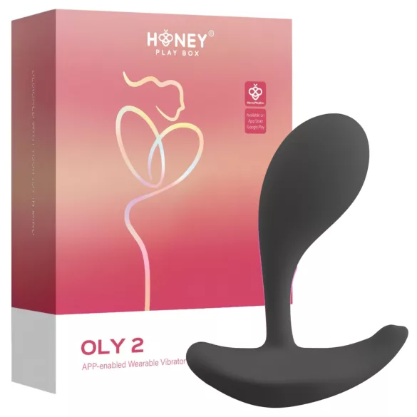 Honey Play Box Oly 2 - vibrator za G-točku i klitoris - crni