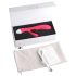 Cotoxo Dolphin & baby - punjivi vibrator s klitoralnim prstenom (crveni)