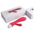 Cotoxo Dolphin & baby - punjivi vibrator s klitoralnim prstenom (crveni)