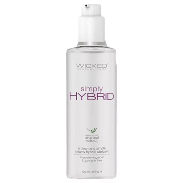 Wicked Simply Hybrid - lubrikant na bazi vode i silikona - 120 ml
