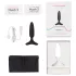 LOVENSE Hush 2 XS - mali analni vibrator na baterijsko punjenje (25 mm) - crni