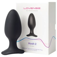 LOVENSE - analni vibrator na punjenje Hush 2 L - 57mm - crni