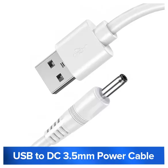 LELO - USB punjač 5V - bijeli punjački kabel