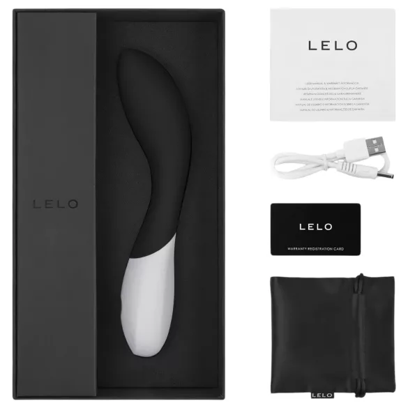 LELO Mona Wave - G-točka vibrator - vodootporan - crni