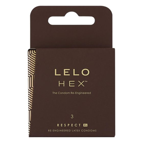 LELO Hex Respect XL - luksuzni kondomi (3 kom)