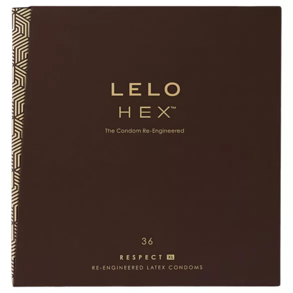 LELO Hex Respect XL - kondom XL veličina - 36 komada