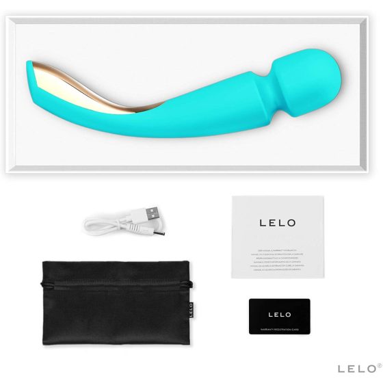 LELO Smart Wand 2 - veliki - punjivi vibrator za masažu (tirkiz)