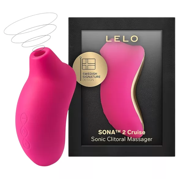 LELO Sona 2 Cruise - stimulator klitorisa s valovima zraka - crvena