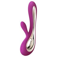   LELO Soraya 2 - vodootporni vibrator s klitoralnim nastavkom (ljubičasti)