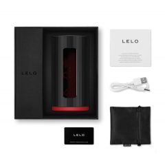  LELO F1s V2 - Pametni, punjivi, interaktivni masturbator (crno-crveni)