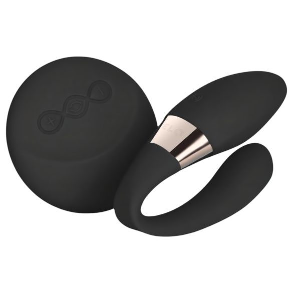 LELO Tiani Duo - silikonski parni vibrator (crni)