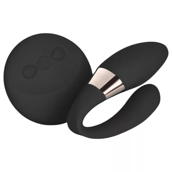 LELO Tiani Duo - vibrator za parove - silikon - crni
